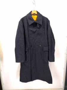 STELLA McCARTNEY(ステラマッカートニー) 19AW マジックテープ カラーテープデザイン メルトンロングコート メンズ JPN：46 【中古】【ブ