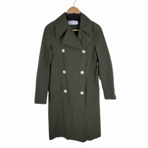 HARRIS WHARF LONDON(ハリスワーフロンドン) D.B. MILITARY COAT LIGHT TECHNIC トレンチコート レディース  38【中古】【ブランド古着バ