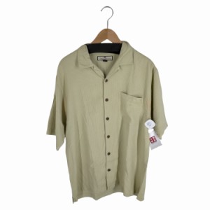 Tommy Bahama(トミーバハマ) 90S 100%シルク ウッドボタン ポケット付 アロハシャツ メンズ JPN：M 【中古】【ブランド古着バズストア】