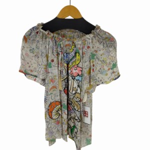 TSUMORI CHISATO(ツモリチサト) キノコ柄ブラウス  レディース JPN：2 【中古】【ブランド古着バズストア】