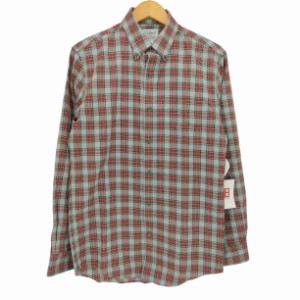 L.L.Bean(エルエルビーン) SLIGHTLY FITTED L/S ボタンダウン チェック シャツ メンズ import：S 【中古】【ブランド古着バズストア】