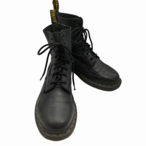 Dr.Martens(ドクターマーチン) 8ホール レースアップ レザー ブーツ レディース EUR：39 【中古】【ブランド古着バズストア】