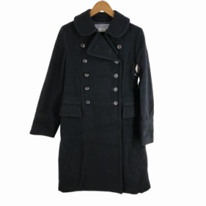 COMME des GARCONS COMME des GARCONS(コムデギャルソンコムデギャルソン) 丸襟 ウールハーフコート レディース JPN：XS 【中古】【ブラ