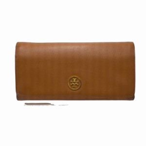 TORY BURCH(トリーバーチ) アイコン ロゴ レザー 長財布 レディース 表記無 【中古】【ブランド古着バズストア】