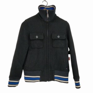 TOMMY HILFIGER(トミーヒルフィガー) ブルゾン ジャケット アウター 総裏地 0 黒 ブラック レディース US：0-2 【中古】【ブランド古着バ