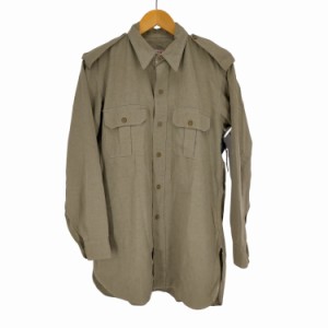 USED(ユーズドフルギ) 50S~ エポレット付ミリタリーシャツ マチ付