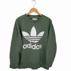 adidas Originals(アディダスオリジナルス) TREFOIL OVERSIZED CREW メンズ  S【中古】【ブランド古着バズストア】