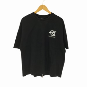 OY(オーワイ) NEVER MIND S/S TEE バックジップ プリント Tシャツ メンズ 表記無 【中古】【ブランド古着バズストア】