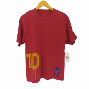 NIKE(ナイキ) 00S フットボール チーム ロゴ プリント クルーネック S/S Tシャツ ナンバリング 2003年 メンズ import：M 【中古】【ブラ