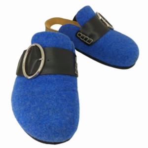 JW ANDERSON(ジェイダブリュアンダーソン) 21AW FELT LOAFER / フェルト ローファー サンダル (ブルー) メンズ EUR：42 【中古】【ブラン