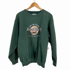 Hard Rock Cafe(ハードロックカフェ) 90S USA製 刺繍ロゴ スウェット メンズ import：M 【中古】【ブランド古着バズストア】