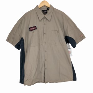 Dickies(ディッキーズ) 00s ワッペンバイカラー ワークシャツ メンズ  2XL【中古】【ブランド古着バズストア】