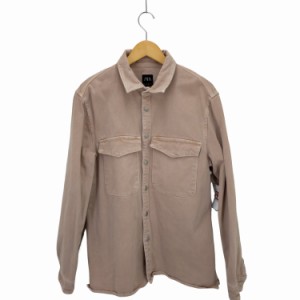 ZARA MAN ジャケット B-15C 褐色風色 中綿 ピンクベージュ 紺 L44cm身幅