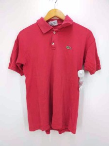 CHEMISE LACOSTE(シュミーズ ラコステ) 70s フランス製 ワンポイント刺繍ポロ レディース  L【中古】【ブランド古着バズストア】