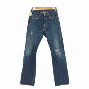 Levis(リーバイス) 06年製 44501 S501XX 日本製 BigE 1944年 大戦モデル 赤耳 復刻 ボタンフライデニム メンズ  W31 L36【中古】【ブラン