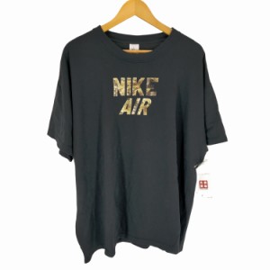 NIKE(ナイキ) スネイク柄ロゴプリント半袖Tシャツ メンズ JPN：XL 【中古】【ブランド古着バズストア】