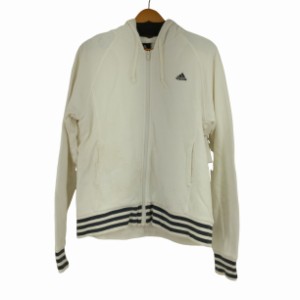 adidas(アディダス) リブライン ジップアップパーカー メンズ JPN：L 【中古】【ブランド古着バズストア】