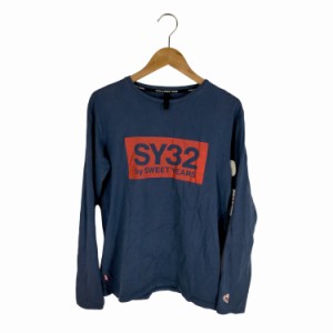SY32 by SWEET YEARS(エスワイサーティトゥー) ボックスロゴ ロングTシャツ メンズ 表記無 【中古】【ブランド古着バズストア】