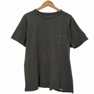 NIGEL CABOURN(ナイジェルケーボン) ウッドボタンポケット半袖Tシャツ メンズ  48【中古】【ブランド古着バズストア】