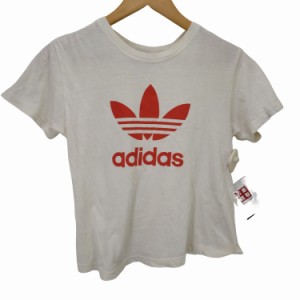 adidas(アディダス) 90S パフォーマンスロゴプリント ショートスリーブTシャツ レディース import：M 【中古】【ブランド古着バズストア