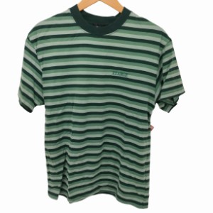 XLARGE(エクストララージ) 23SS STRIPED S/S TEE クルーネック ボーダー ショートスリーブ メンズ JPN：S 【中古】【ブランド古着バズス