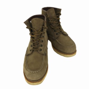 RED WING(レッドウィング) 90-00SUSA製 縦 刺繍 羽タグ IRISH SETTER 7ホール  アイリッシュセッター スウェード ブーツ メンズ 表記無 