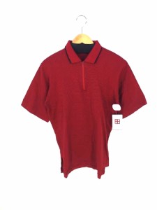 POLO GOLF RALPH LAUREN(ポロゴルフラルフローレン) ボーダージップアップポロシャツ メンズ  S【中古】【ブランド古着バズストア】