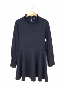 ZARA(ザラ) 襟フリル フレアワンピース レディース import：S 【中古】【ブランド古着バズストア】