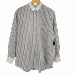 COMME des GARCONS HOMME(コムデギャルソンオム) 田中期 オーバーサイズロングスリーブストライプシャツ メンズ 表記無 【中古】【ブラン