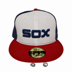 NEW ERA(ニューエラ) SOX 59FIFTY 6パネルキャップ メンズ  7 3/8【中古】【ブランド古着バズストア】