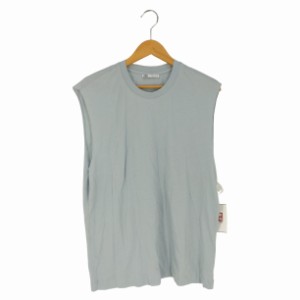 ZARA(ザラ) SLEEVELESS TOP ノースリーブ クルーネックTシャツ メンズ import：M 【中古】【ブランド古着バズストア】