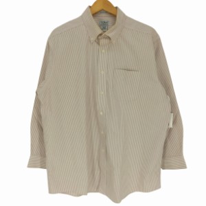 L.L.Bean(エルエルビーン) WRINKLE RESISTANT ストライプ B.D シャツ メンズ  16 1/2 -32【中古】【ブランド古着バズストア】