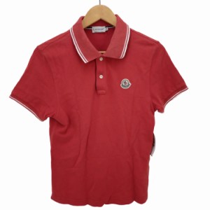 MONCLER(モンクレール) ワンポイントワッペン鹿の子ポロシャツ メンズ  XS【中古】【ブランド古着バズストア】