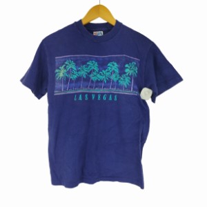 Hanes(ヘインズ) 90s BEEFY-T LAS VEGAS プリントクルーネックTシャツ メンズ JPN：S 【中古】【ブランド古着バズストア】