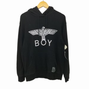 BOY LONDON(ボーイロンドン) ロゴプリント プルオーバーパーカー メンズ import：L 【中古】【ブランド古着バズストア】