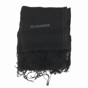 JIL SANDER(ジルサンダー) シルク混 フリンジストール レディース 表記無 【中古】【ブランド古着バズストア】