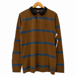 VOLCOM(ヴォルコム) L/S ロゴ刺繍ラガーシャツ メンズ JPN：M 【中古】【ブランド古着バズストア】