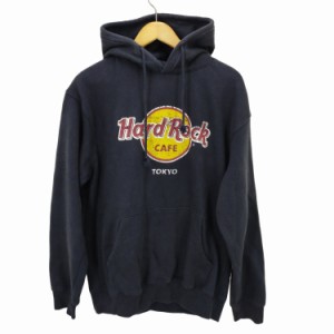 Hard Rock Cafe(ハードロックカフェ) ロゴプリントプルオーバーパーカー メンズ JPN：XL 【中古】【ブランド古着バズストア】