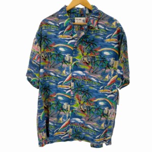 IOLANI(イオラニ) USA製 S/S 総柄レーヨンアロハシャツ メンズ JPN：L 【中古】【ブランド古着バズストア】