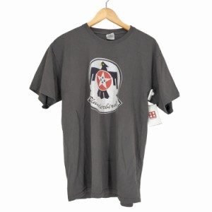 GILDAN(ギルダン) フロントプリントクルーネックTシャツ メンズ JPN：L 【中古】【ブランド古着バズストア】