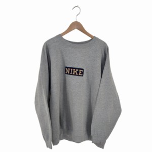 NIKE(ナイキ) TEAMタグ パイルロゴ クルーネックスウェット メンズ import：XXL 【中古】【ブランド古着バズストア】