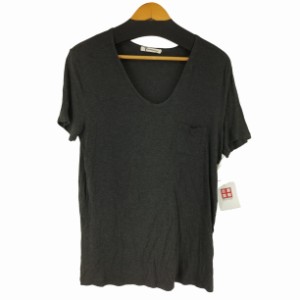 T by Alexander Wang(ティーバイアレキサンダーワン) フロントポケットVネック S/S Tシャツ レディース import：M 【中古】【ブランド古