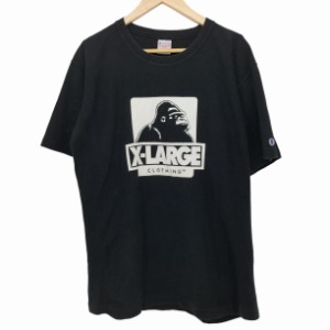 X-LARGE(エクストララージ) ロゴプリントクルーネックTシャツ メンズ JPN：L 【中古】【ブランド古着バズストア】