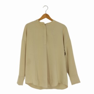 LAURA ASHLEY(ローラアシュレイ) サテンバンドカラーシャツ レディース JPN：40 【中古】【ブランド古着バズストア】