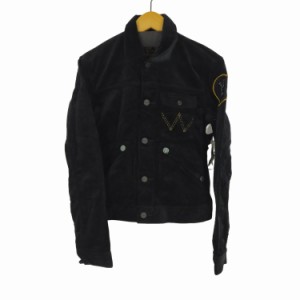 Wrangler(ラングラー) 別注 ショルダーワッペンコーデュロイジャケット チェーンステッチ メンズ JPN：L 【中古】【ブランド古着バズスト