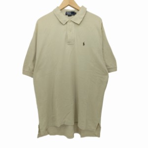 POLO RALPH LAUREN(ポロラルフローレン) 鹿の子 半袖ポロシャツ メンズ import：L 【中古】【ブランド古着バズストア】