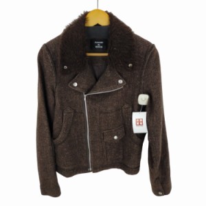 CABANE de ZUCCa(カバンドズッカ) BIG SPELLOUT FLEECE JACKET レディース JPN：S 【中古】【ブランド古着バズストア】