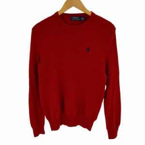 POLO RALPH LAUREN(ポロラルフローレン) メリノウール クルーネックニット メンズ JPN：XS 【中古】【ブランド古着バズストア】