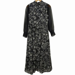 Lagunamoon(ラグナムーン) 花柄シアースリーブワンピース レディース JPN：M 【中古】【ブランド古着バズストア】