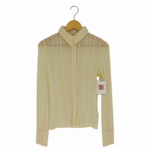 moussy(マウジー) SHEER LACE SHIRT BLOUSE シアーレースシャツブラウス レディース FREE 【中古】【ブランド古着バズストア】